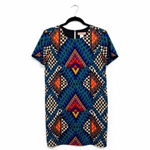 Mara Hoffman Geometric Print Shift Dress Multicolor Women’s XS